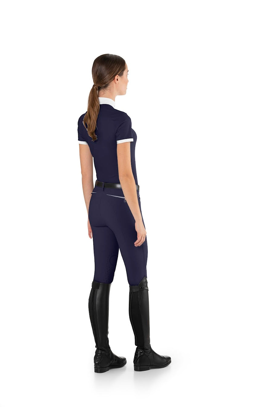 Polo Top - Short Sleeve Navy Blue