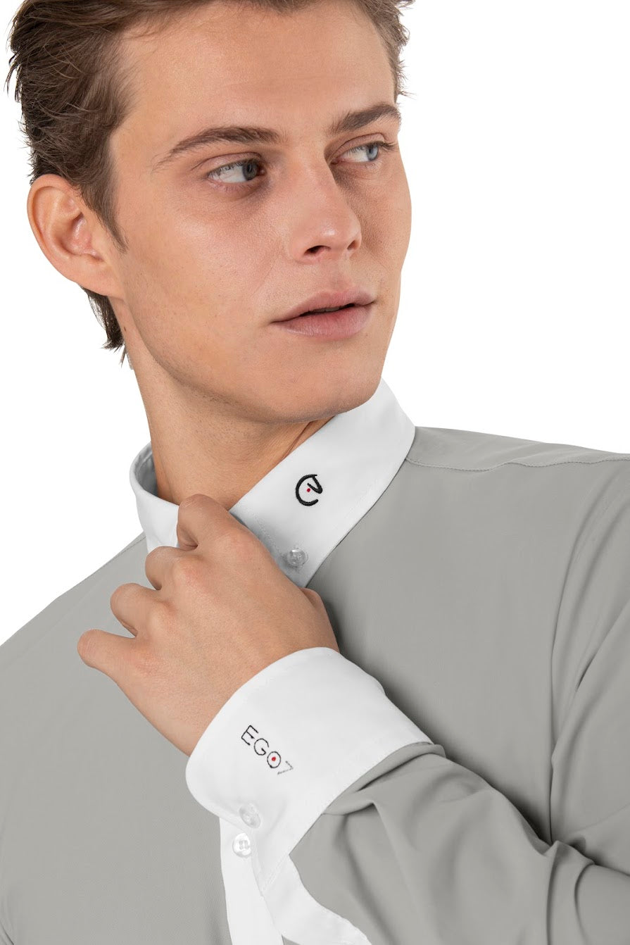 Shirt Top - Long Sleeve Ice Grey