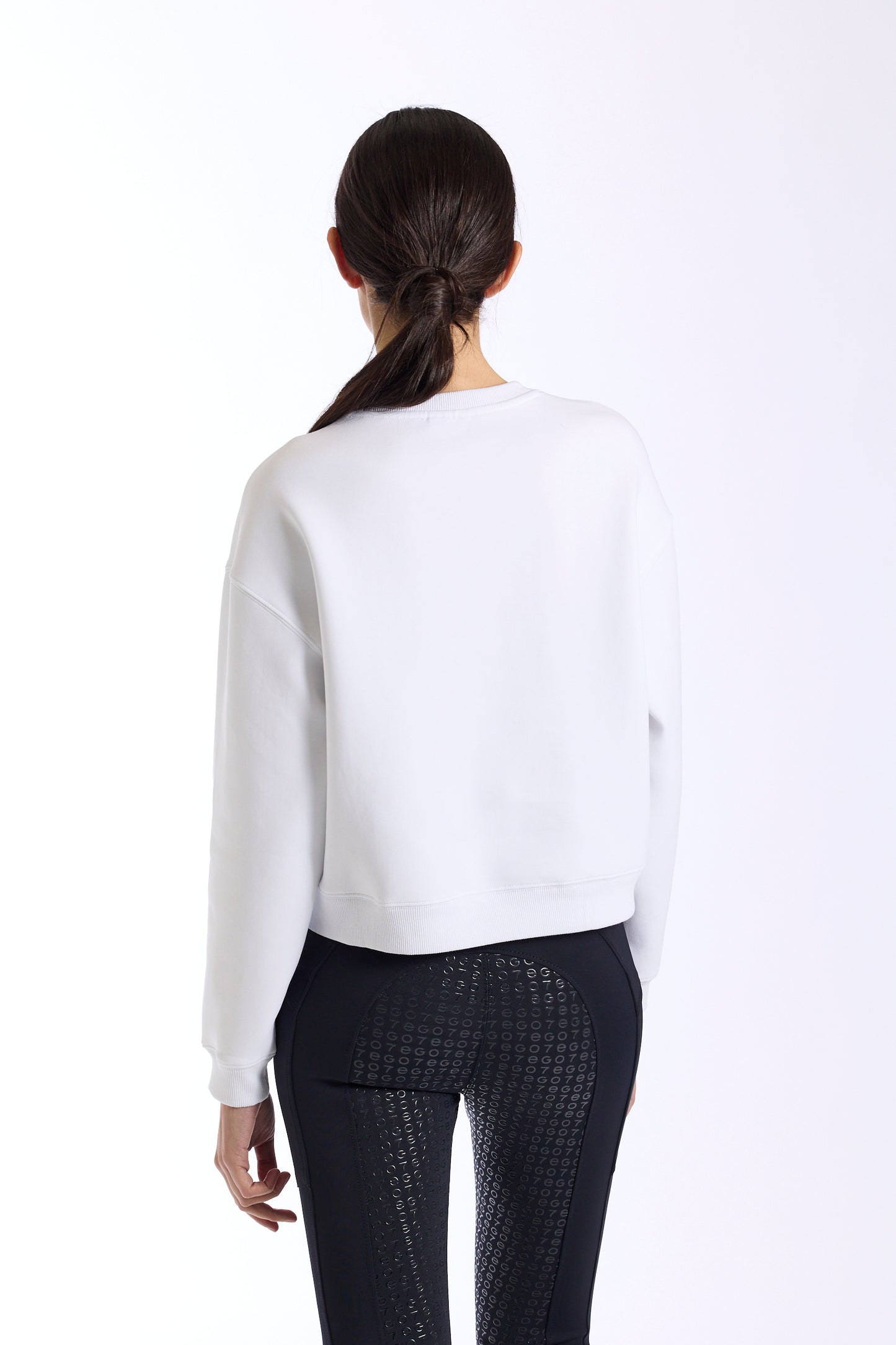 Crop Sweatshirt White