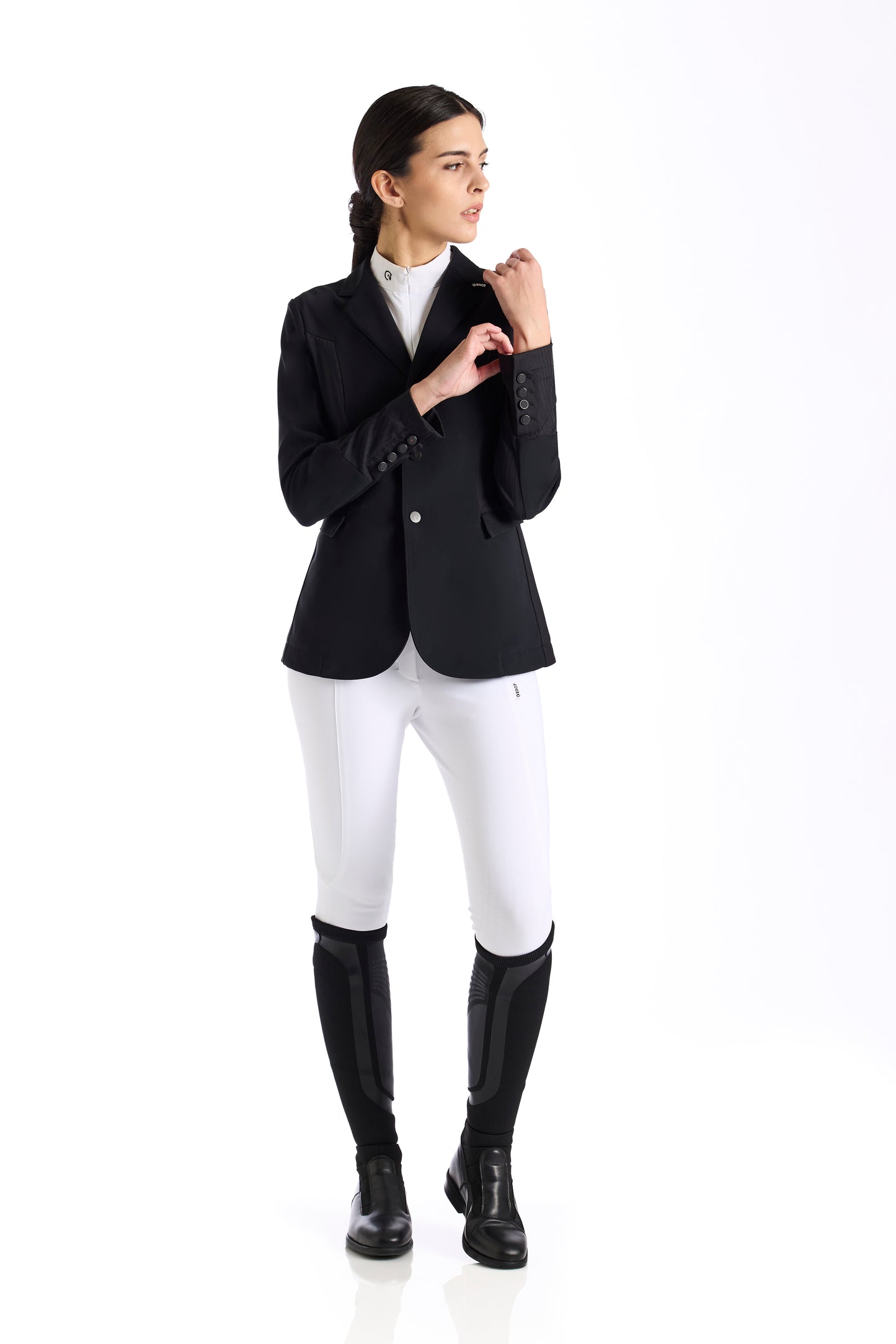 Ribbed Show Jacket - Black