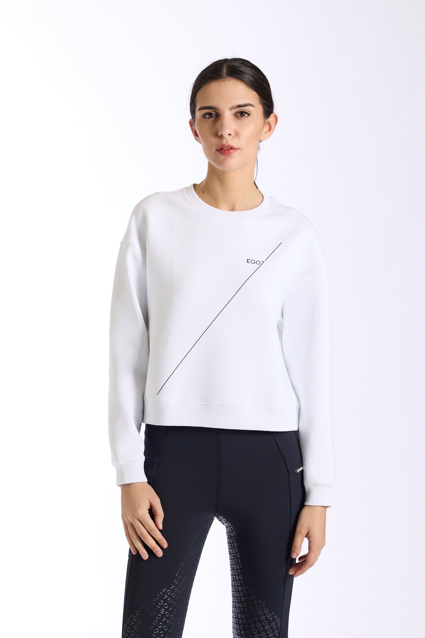 Crop Sweatshirt White
