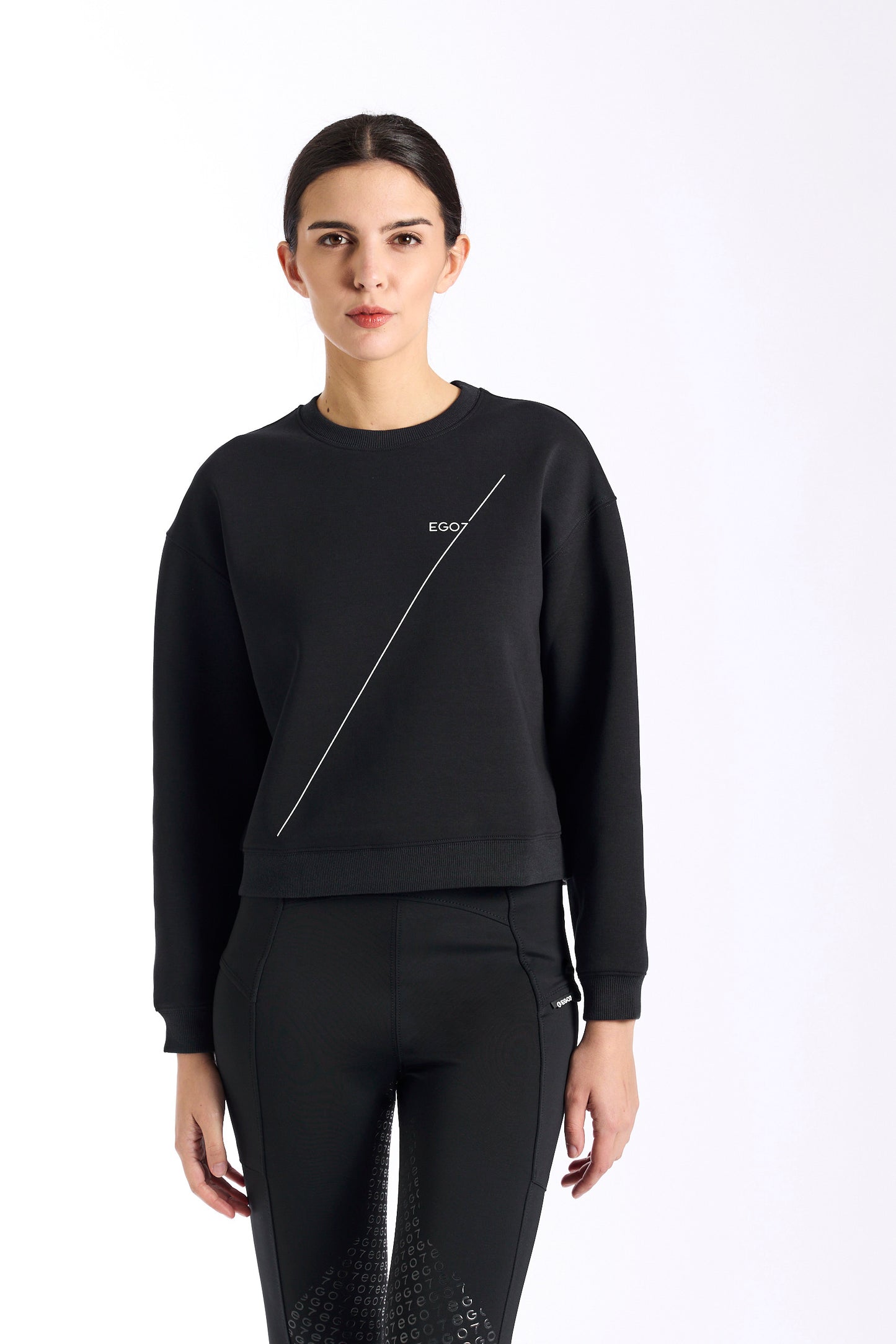 Crop Sweatshirt Black
